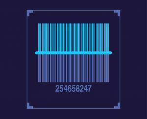 barcode with security ink