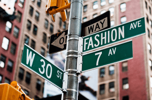 Street signs of Fashion Avenue and 30th street