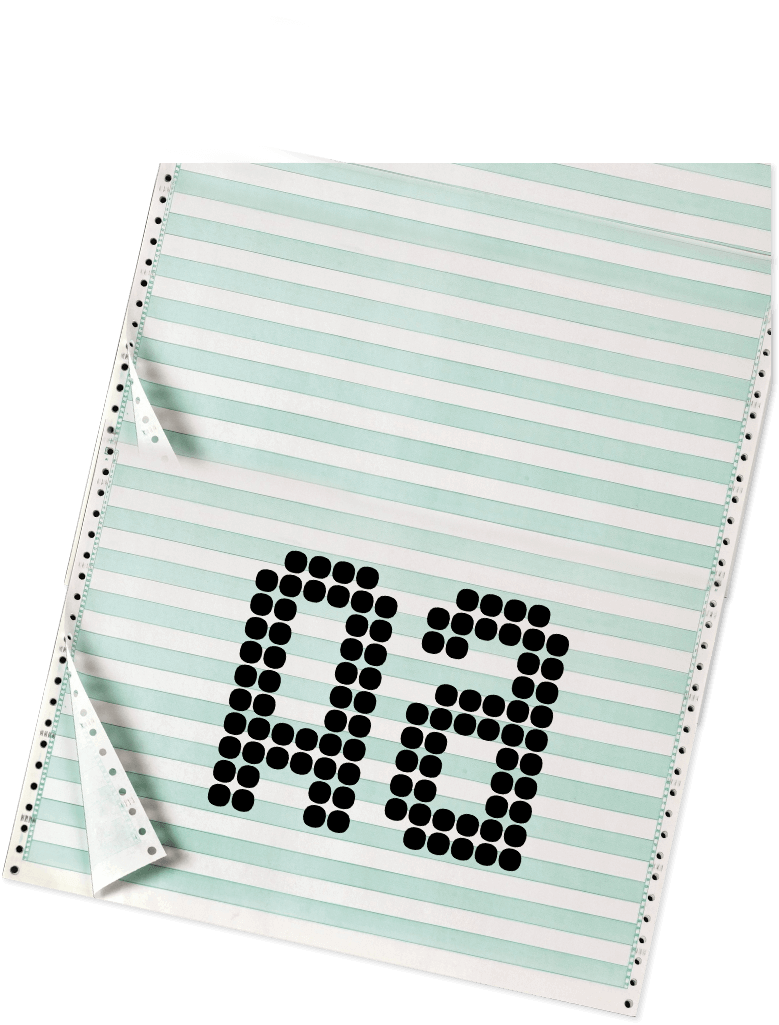 Dot Matrix Paper