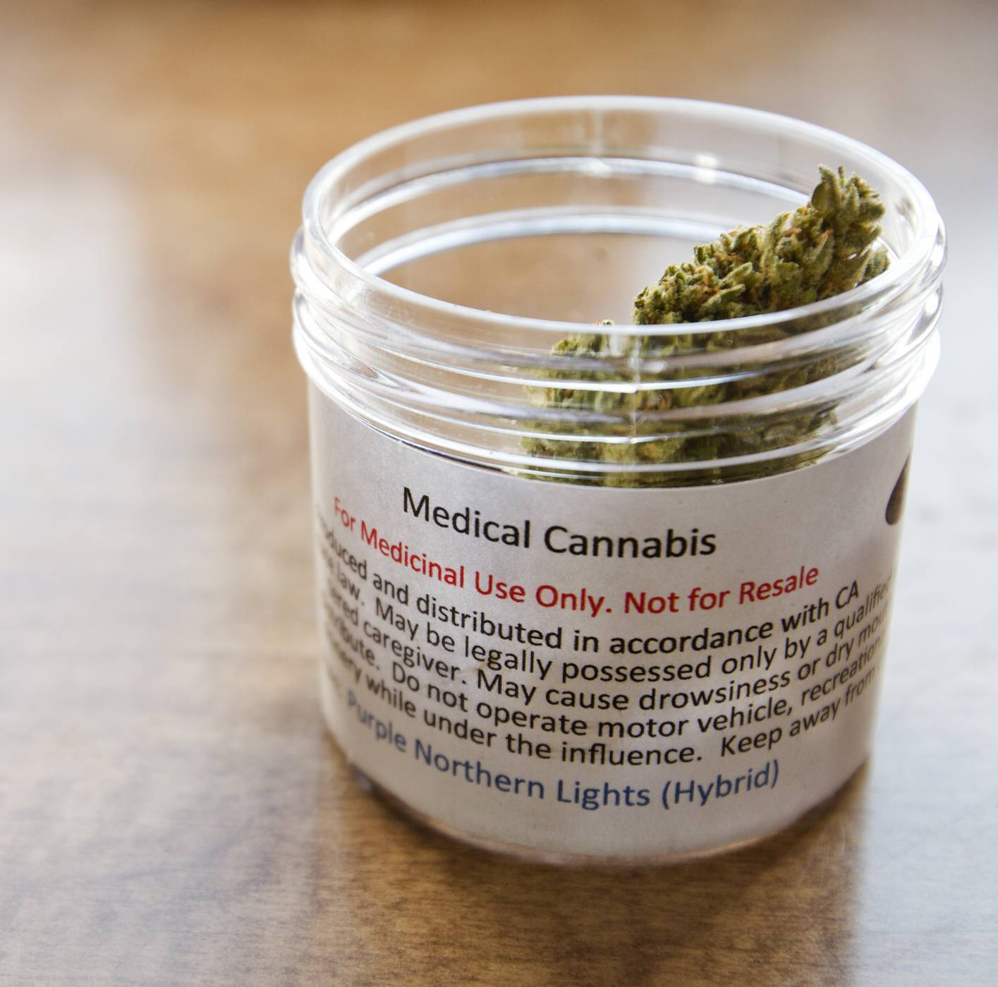 cannabis jar label