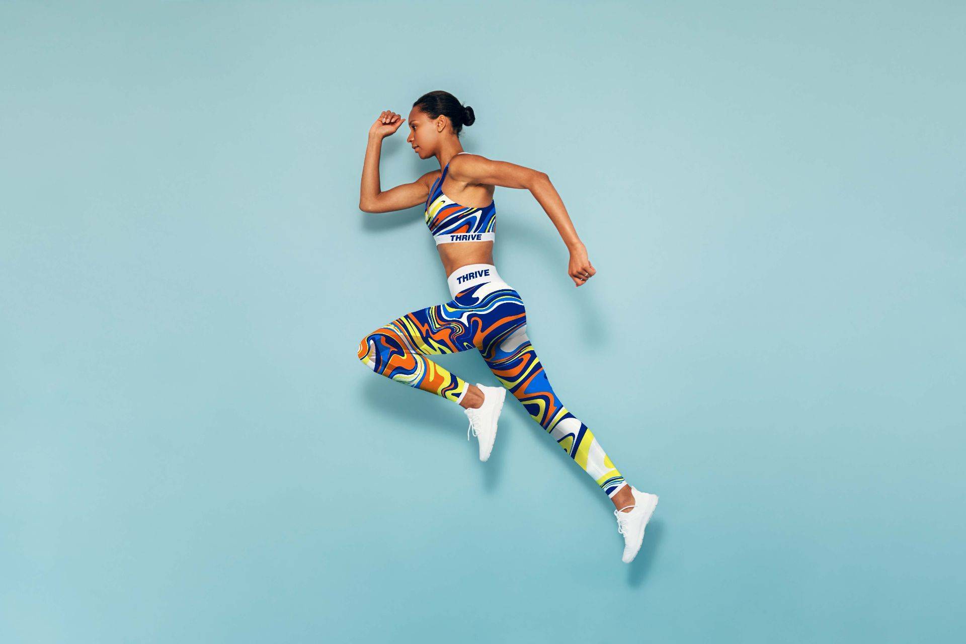 Sportswear printed with eco-friendly pigment textile ink